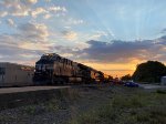 Sunset on The Fort Wayne Line in Emsworth